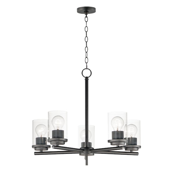 Maxim Lighting Corona 5-Light Chandelier 10205CLBK - main
